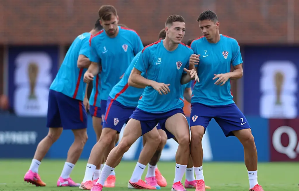 Cầu thủ Croatia chuẩn bị cho trận đấu mở màn World Cup 2026